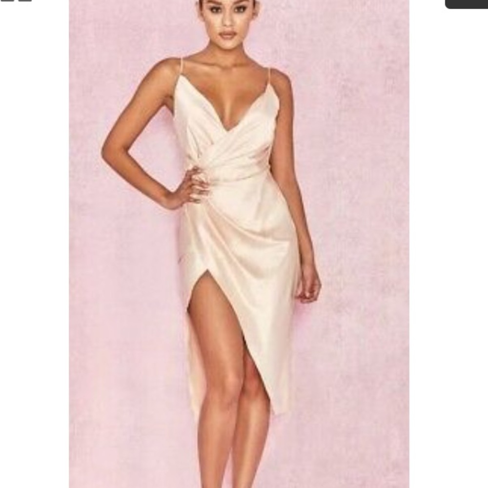 House of CB size M satin dress